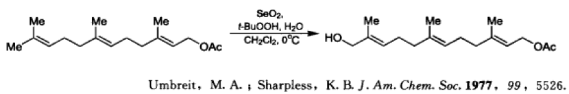 烯丙基被氧化生成末端醇