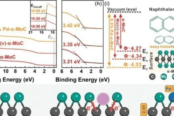 AFM：100%轉化率！Pd-α-MoC助力萘選擇性加氫制十氫化萘