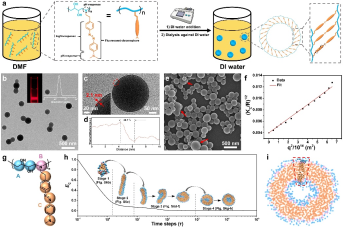 Angew. Chem.： 具有可逆酸致變色和熒光變色性質(zhì)的雙響應(yīng)超薄聚合物囊泡用于多重信息加密