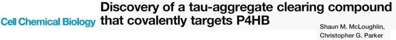 Cell Chem. Biol. | 共價靶向P4HB的化合物可清除tau聚合物
